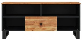 tömör akácfa és szerelt fa TV-szekrény 100 x 33 x 46 cm