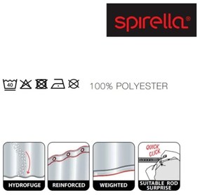 Zuhanyfüggöny 180x200 cm Porto – Spirella