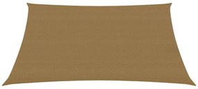 tópszínű HDPE napvitorla 160 g/m² 2 x 3 m