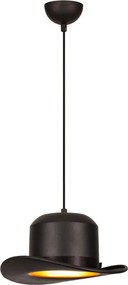 Sivani MR-992 fekete fém függőlámpa, Ø30 cm