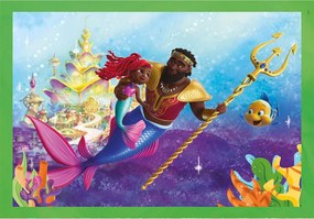 Disney Hercegnők Junior Ariel 4 az 1-ben puzzle Clementoni
