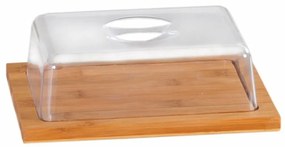 Kesper 58643 Bambusz vágódeszka fedéllel, 25 x 20x 8 cm