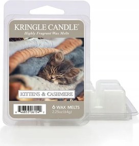 Kittens &amp; Cashmere Kringle Candle illatosított viasz 64 gramm