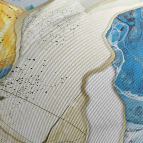 Kép - Színes márvány (órával) (90x30 cm)
