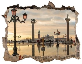 3d-s lyuk vizuális effektusok matrica Velence olaszország nd-k-77398876