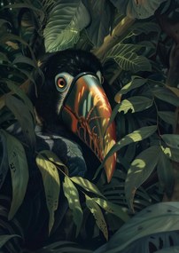 Poszter 29,7x42cm Rejtett Tukán