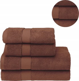 4 db-os fürdőlepedő szett 2x 70x140 2x 50x100 pamut 500g Spa szett