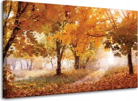 Vászonkép Olajfestmény Ősz Erdő 100x60 cm Ideális ajándék