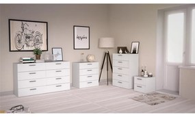 Fehér éjjeliszekrény Pepe - Tvilum