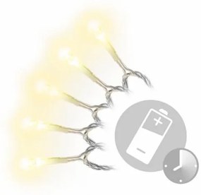 NEXOS Karácsonyi fényfüzér 10 m 100 LED meleg fehér