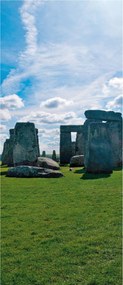 Fotótapéta flizelina Stonehenge kövek zöld ég misztikus 91x211 +ragasztó
