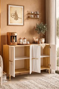 Slim 120 - Sapphire Oak, White