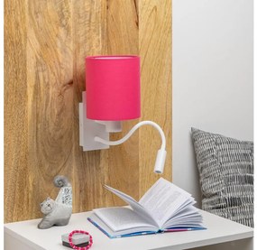 Brilagi - LED Fali lámpa NUBILA 1xE27/25W/230V + LED/3W fehér/rózsaszín