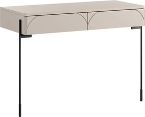 Sonatia fésülködőasztal 100 cm két fiókkal - kasmír