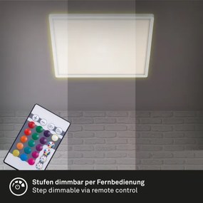 Briloner 7091-416 - RGBW LED mennyezeti lámpa SLIM LED/22W/230V + távirányító