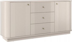 Vesper fiókos komód 160 cm - kasmír / arany fogantyúk