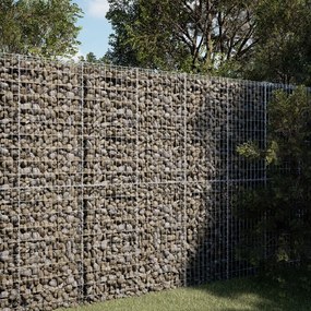 horganyzott vas gabion kosár fedéllel 100 x 100 x 200 cm
