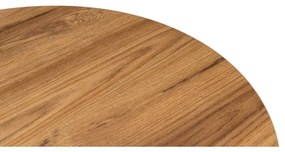 Kávésasztal OVAL 60x120 cm barna