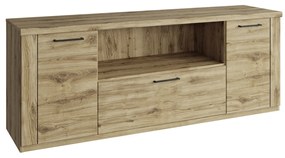 TV asztal DORSI 2D1S/180, tölgyfa Navarra