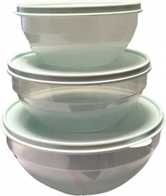 Mtm Ételtároló doboz kerek 3 db-os szett 0,9/1,5/2,5 l Menta