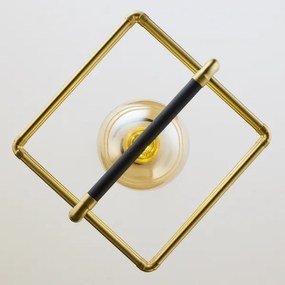 Jupiter 2025 - Csillár zsinóron FIORI 1xG9/10W/230V fekete/arany/bézs