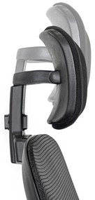 Flexo ergonomikus irodai forgószék deréktámasszal fekete