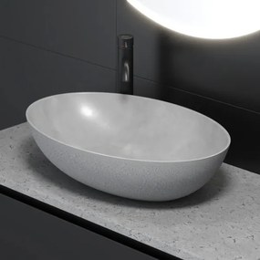 BATH DELUXE 06-060-19-23-00 - OLSBORG ráültethető mosdó 60x40,5 cm, beton/szürke