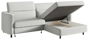 Sarokkanapé Buchu (J) (bézs szürke + fekete). 1099803