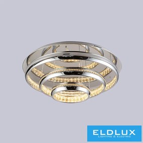 ELDLUX VANDA kristályüveg mennyezeti lámpa króm 120W 4000K