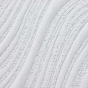 Matrac Fehér és Szürke 200 x 200 cm Hab