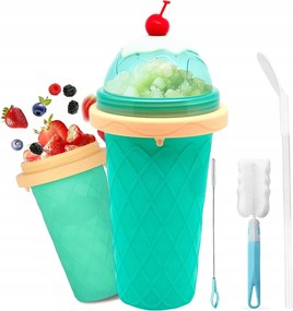 zöld Slushy Fagylalt Készítő Bögre Gránit Sorbet slushy cup 350ml