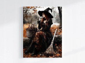 Canvas Vászonkép Boszorkány Portré Boszorkány Kert Ősz 60x80