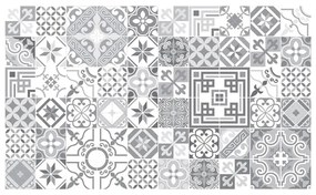 Shades of Grey 60 részes dekoratív falimatrica szett, 10 x 10 cm - Ambiance