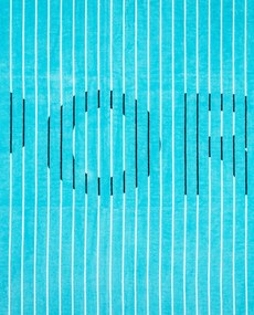 SPORT Strandtörölköző türkiz 165x90cm