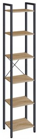 TAYLOR SONOMA polcrendszer, 6 polccal, 187x40 cm