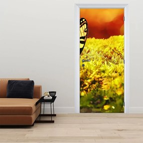 Fotótapéta ajtóra - Pillangók (95x205cm)