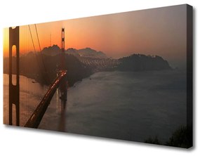 Vászonfotó Bridge architektúra 120x60 cm