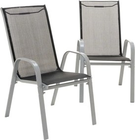 Kerti szett 5 db asztal biztonsági üveggel 4 székkel