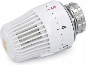 Radiátor Termosztátfej Fehér Termosztát Menetes Tárcsa M30x1,5