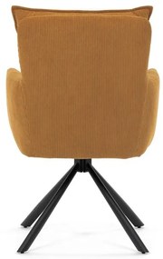 Sárga Kordbársony Étkezőszék. HC-X1128 YEL2