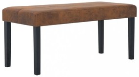 barna művelúr pad 106 cm