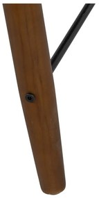 Fekete fém dohányzóasztal 60x109,5 cm Oslo – Ixia