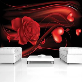 Fotótapéta - Piros szív (152,5x104 cm)