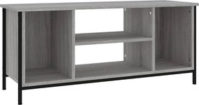vidaXL szürke sonoma színű szerelt fa TV-szekrény 102x35x45 cm
