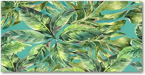 Konyhai panel Trópusi levelek 140x70 cm Ragasztó