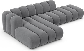 Világosszürke sarokkanapé (bal oldali) Lupine – Micadoni Home