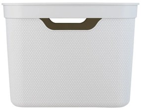 ROTHO JIVE DECO MŰANYAG TÁROLÓ DOBOZ, 16L - FEHÉR (Méret:)