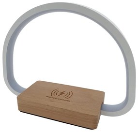 LED Asztali lámpa vezeték nélküli töltéssel LED/10W/5V 3000-7000K