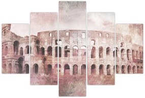 Kép - Vintage képeslap a városról N⁰2 (150x105 cm)