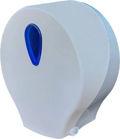 WC-papír adagoló Jumbo fehér, kék keresővel